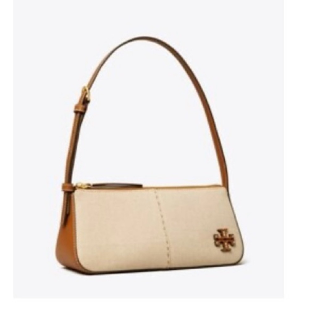 Tory Burch McGraw Canvas Wedge Shoulder Bag
